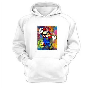 Genérico - Polerón Canguro Plomero Rojo Blanco Talla L Unisex