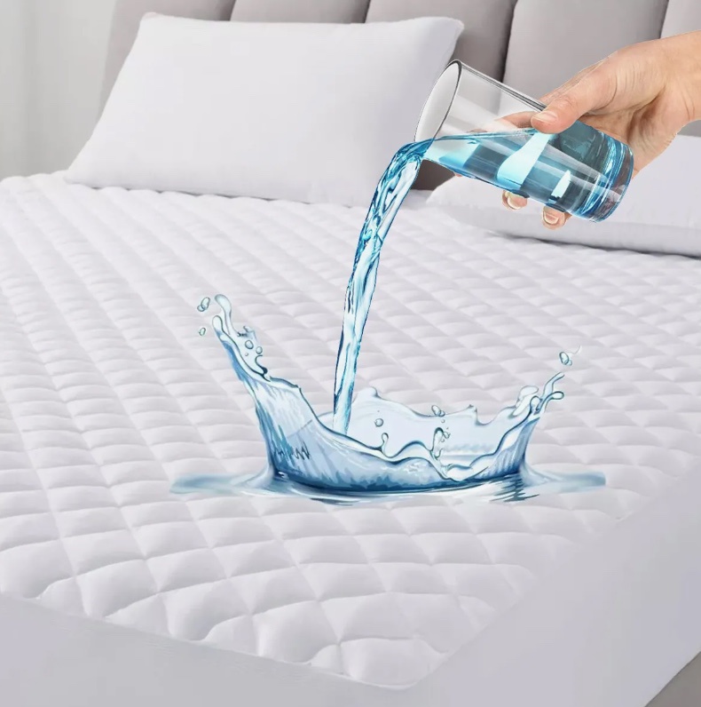 Atlas - Cubrecolchón Impermeable Blanco