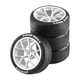 thumbnail image 2 of 4 Uds RC Car Rally Drift Neumáticos Resistentes Al Desgaste Para XV01 Escala 1:10 RC Touring Car Blanco, 2 of 5