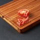 thumbnail image 5 of Tabla de cortar de madera de bambú, 1 bloque de carnicero grueso de 16 x 11 cm, 5 of 6