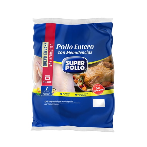 Pollo entero con Menudencia