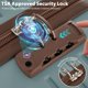 thumbnail image 4 of Juego de equipaje Merax Carry on de 3 piezas, ABS ligero, azul, 4 of 7