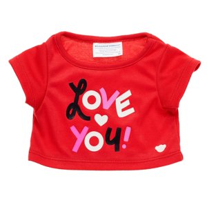 Polera Build A Bear Negra Love You Para Amigos Peludos