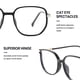 thumbnail image 3 of Gafas modernas y sencillas anti-luz azul y anti-radiación, hechas de vidrio y metal., 3 of 5