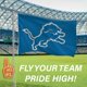 thumbnail image 2 of Bandera BANNER Team Sports America 91 cm Detroit Lions, 2 of 6