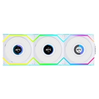 Fan Lian Li Uni Fan Sl Lcd Inalámbrico De 120 Mm Argb, Paquete Triple