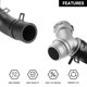 thumbnail image 5 of Manguera de T para refrigerante YOLLKY para Ford F-150 y Mustang BR3Z8566A, 5 of 7