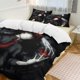 thumbnail image 1 of Death Note Anime Home Bed 3-piece Set Classic Japanese Anime Polyester Wash Student Dormitory Set, 1 of 5