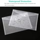 thumbnail image 3 of Carpetas transparentes para documentos, sobres transparentes de plástico impermeables, archivadores para papel tamaño carta A4., 3 of 6