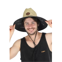 Genérico - Sombrero De Paja Caucha Para Hombre Buffalo