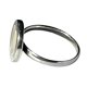 thumbnail image 2 of Anillo plata 925 y Nácar blanco; talla 7 1/2 USA - talla 16 española, 2 of 3