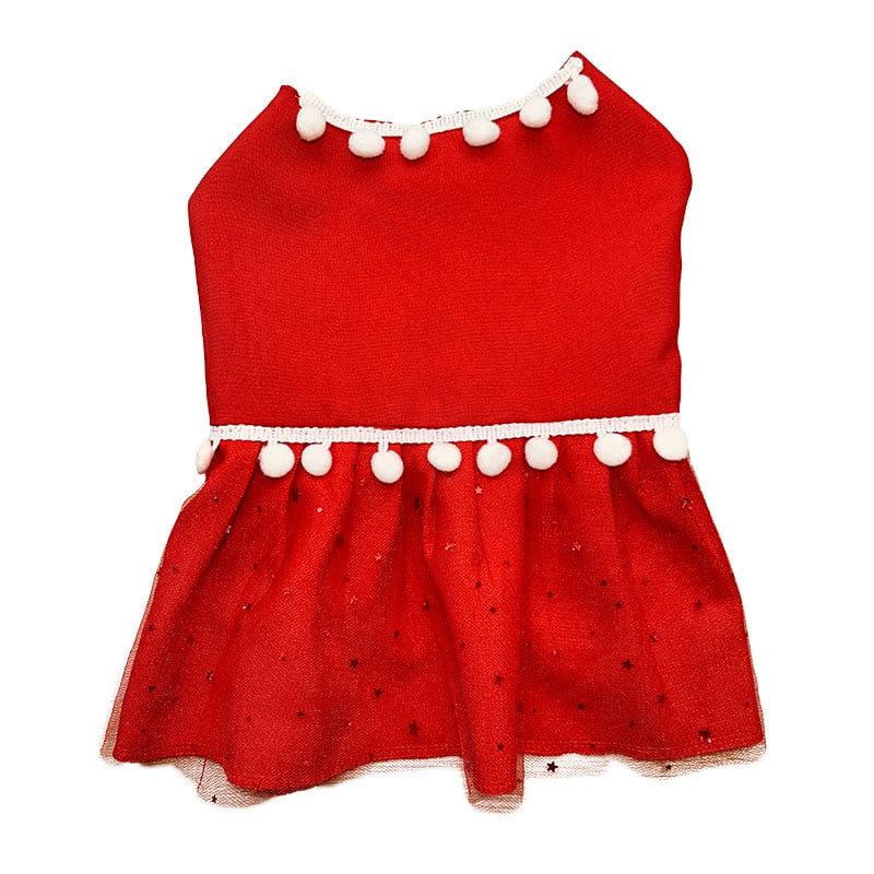 Vestido de Navidad para Perritas y Gatas L