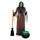 thumbnail image 1 of Yard Decor Seasons Animated Witch, 6 pies, 11 bombillas blancas, 1 of 1