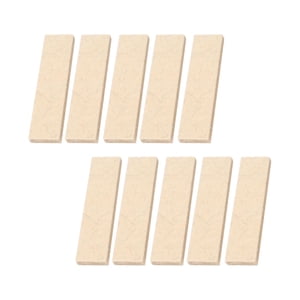 Ioensy - 10 Pastillas De Freno Para Bicicleta Estática, Equipo De Repuesto, Fieltro De Lana Para Gimnasio, Color Beige