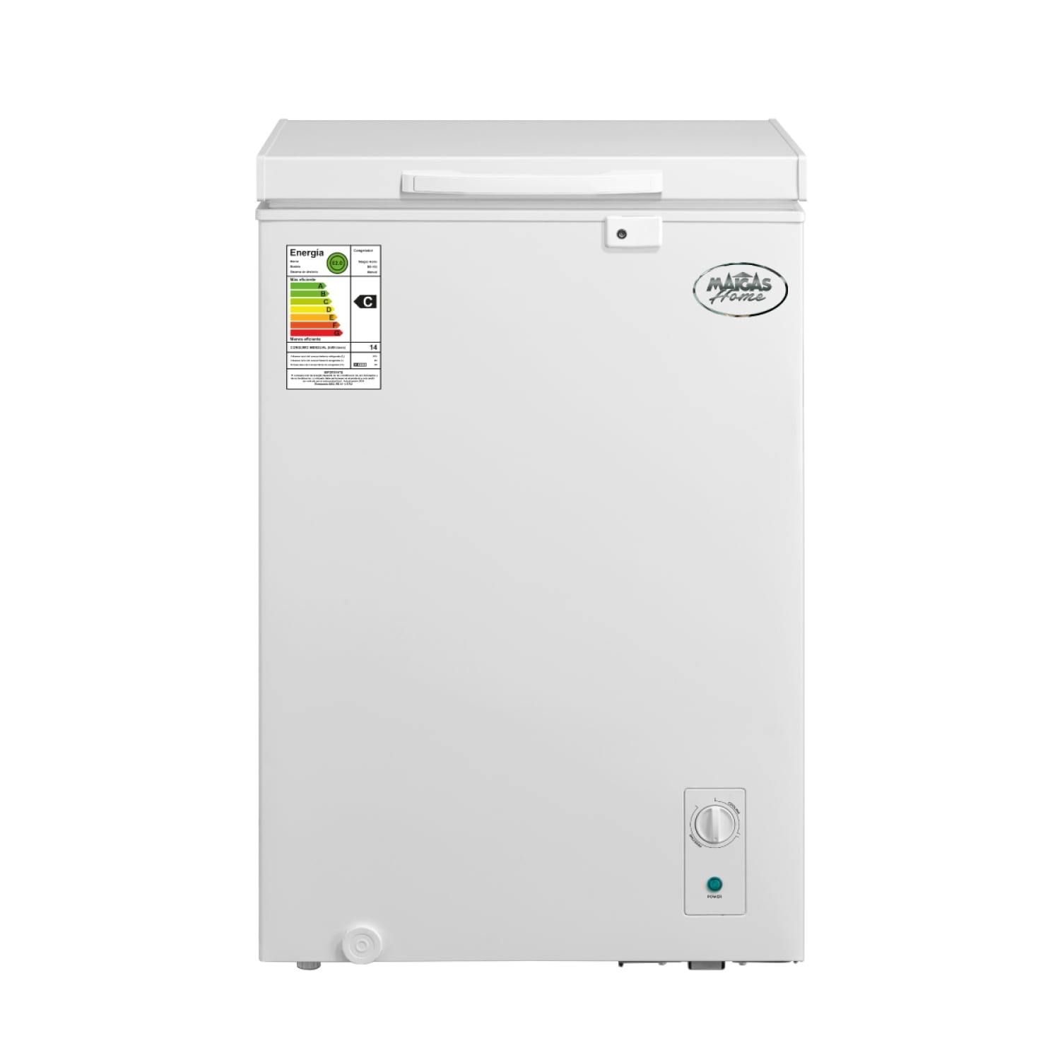 Maigas - Freezer Horizontal Dual Tapa Dura 99 Litros Inverter Bd102