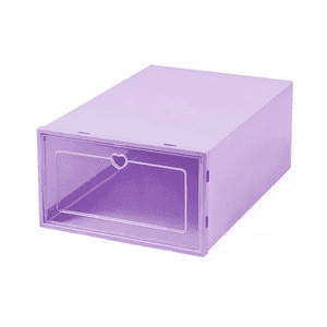 Genérico - 10 Piezas Zapateras Organizadoras Púrpuras