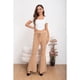 thumbnail image 3 of Pantalon Calza Mujer Flare Lanilla Tiro Alto Full Elasticado 5050, 3 of 4