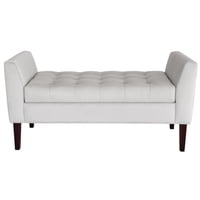 Genérico - Banqueta Baúl Patagonia Color Crudo