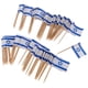 thumbnail image 5 of Bandera de 100 piezas decorativas palillos de dientes fiesta comida decoraciones Israel, 5 of 5