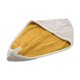 thumbnail image 4 of Toalla Para El Cabello Con Accesorio De Botón Turbante Toalla Para El Cabello De Microfibra Para Mujer Caqui Con Cúrcuma, 4 of 5