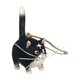 thumbnail image 2 of Mini Colgante De Resina Con Forma De Gato Navidad Para Espejo De Coche Negro Blanco, 2 of 5