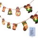 thumbnail image 1 of Cadena De Luces Navideñas Adorno Colgante Muñeco De Nieve Decorativo Para Festival 2.5m, 1 of 5