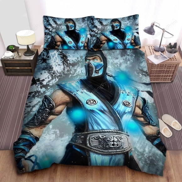 Sub-Zero Painting Quilt Duvet Cover Set Cover Bed Linen Queen3-Piece Bedding Set (1 Duvet Cover + 2 Pillow Shams)