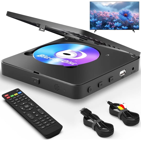 Reproductor Blu Ray Nutromo 1080P Full HD USB HDMI Compacto