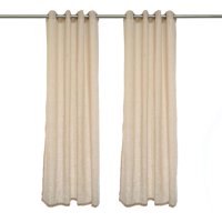 Dib - Cortina 2 Paños Textura Lino Milano Natural