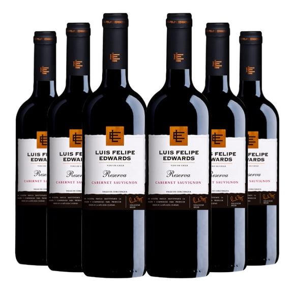 6 Vinos Reserva Cabernet Sauvignon, 750 ml, 13.5%