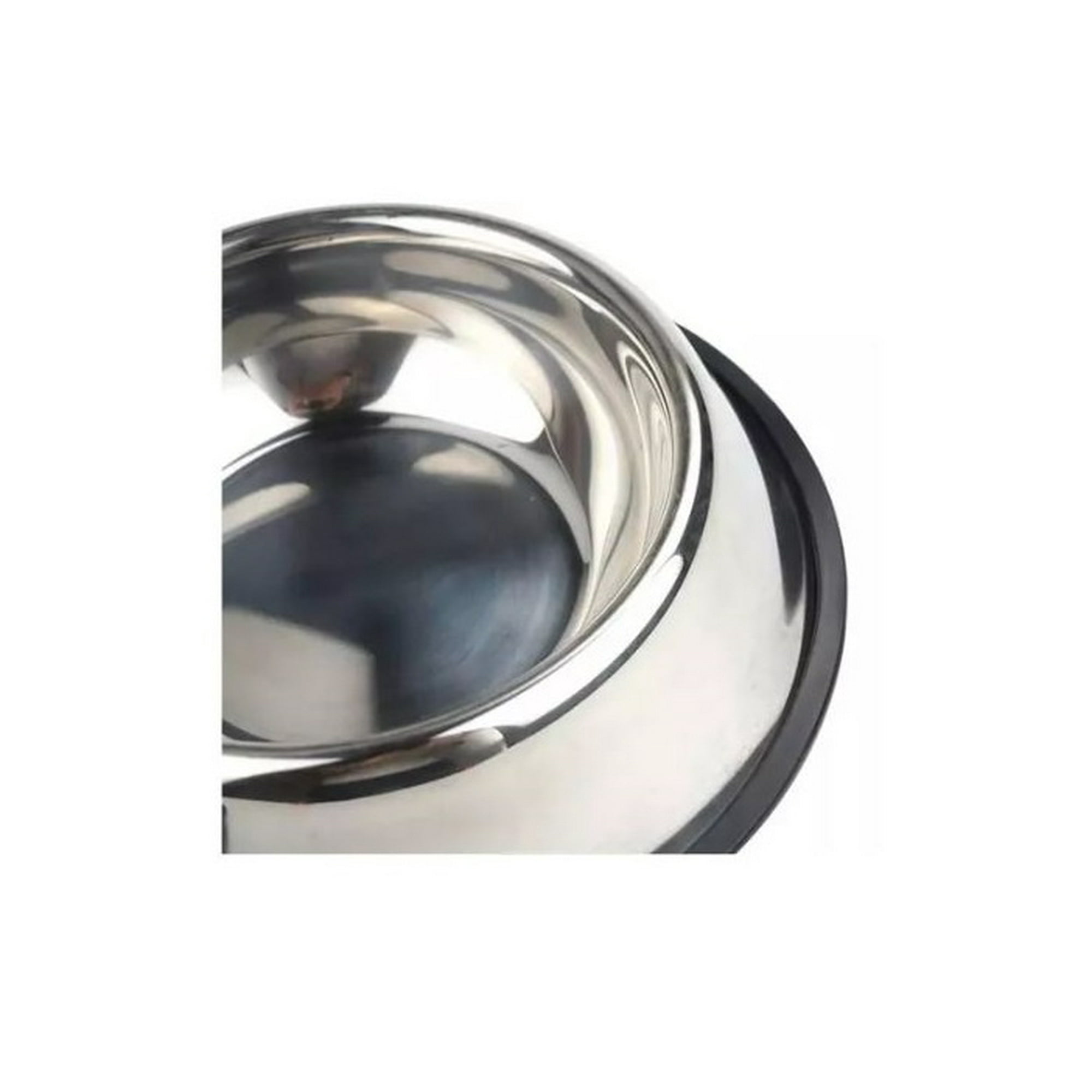 Genérico - Plato Mascota 18 Cm Acero Inoxidable Bighouse Mimbral