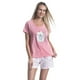 thumbnail image 2 of Pijama Algodón Short Estampado Estrellas, Polera Manga Corta, 2 of 2
