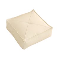 Bothyi - Cojín De Suelo Cuadrado Al Aire Libre Cojín De Patio Para Silla De Oficina Sala De Estar Hogar Beige