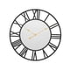thumbnail image 4 of Reloj Silencioso Decoración Números Grandes Pantalla de 12H Funciona con Pilas Redondo para Baño Sala de Estar Cafés Niños Niñas Ancianos , Negro, 4 of 5
