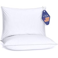 Almohadas Fluffco Basics Pillow Down Alternative Queen X2