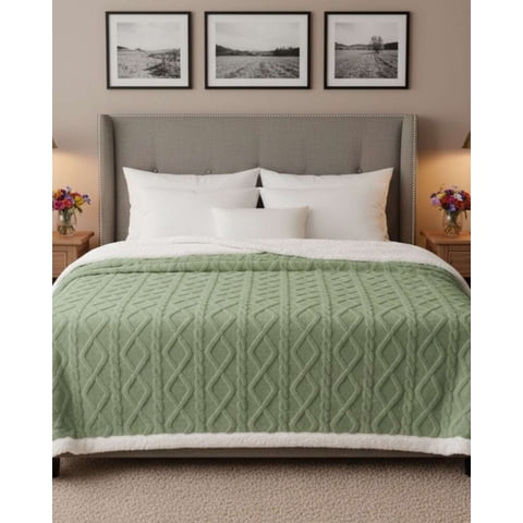 Imac Hogar - Frazada Manta Polar Sherpa Térmica King