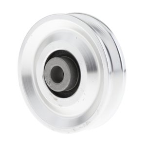 Magideal - Rodamiento Polea Rueda Accesorio De Gimnasio Universal Resistente Al Desgaste Fácil De Instalar 10 Mm De Diámetro Interior Para Ejercicio Accesorio De 70Mm Plata