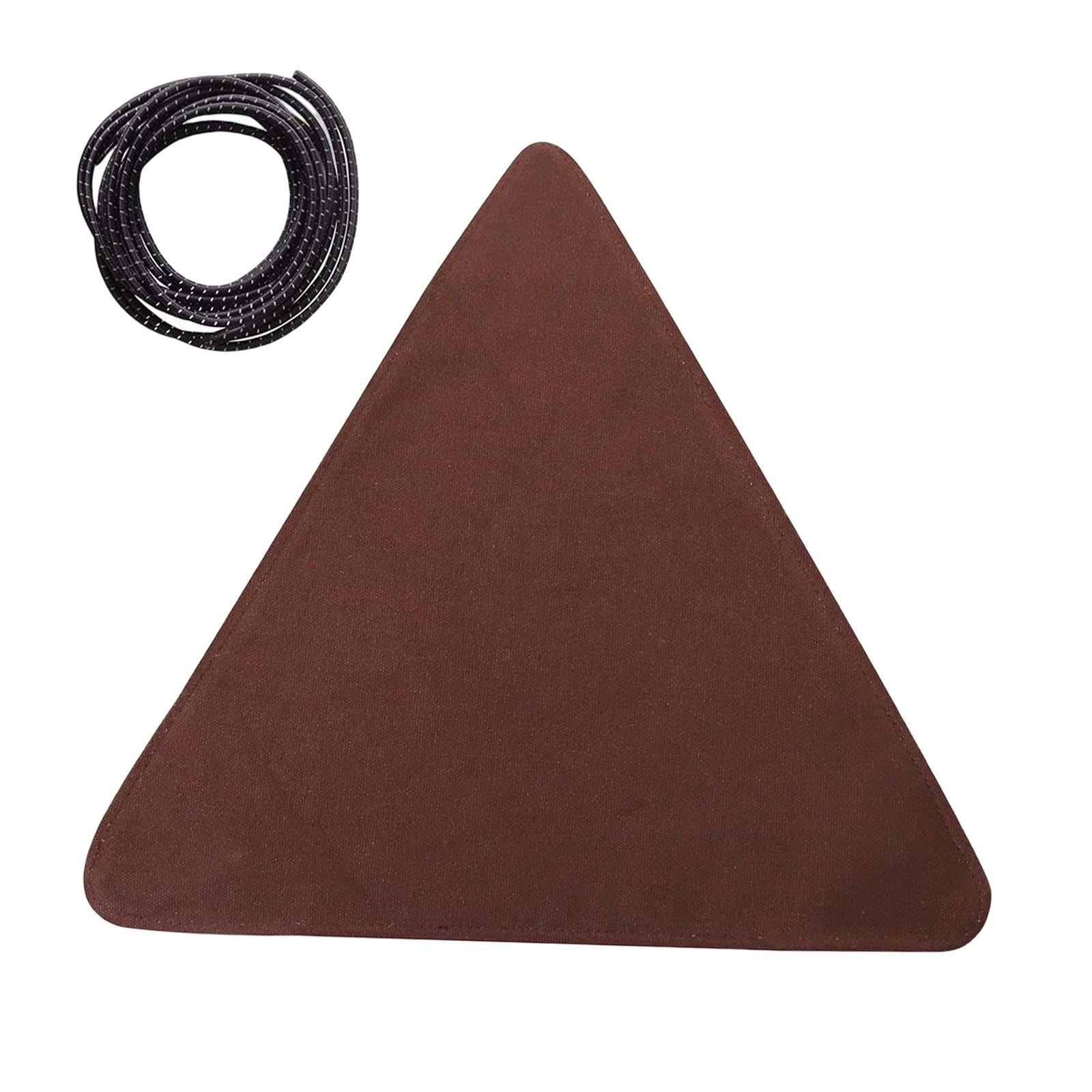 Magideal - Ligero Camping Triángulo Taburete Tela Slacker Muebles Con 2m Cuerda Funda De Asiento De Viaje Para Jardín Montañismo Barbacoa Mochilero Senderismo , Marrón