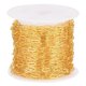 thumbnail image 3 of Cadenas De Collar De 16 Pies/rollo, Cadena De Cable De Eslabones A Granel De Oro Para Fabricación De Joyas DIY, 3 of 5