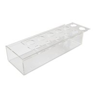 Magideal - Florero De Acrílico Florero Decorativo Contenedor De Flores Florero De Arte Decorativo Para Estante Decoración De Dormitorio , 30Cmx10Cmx6.5Cm