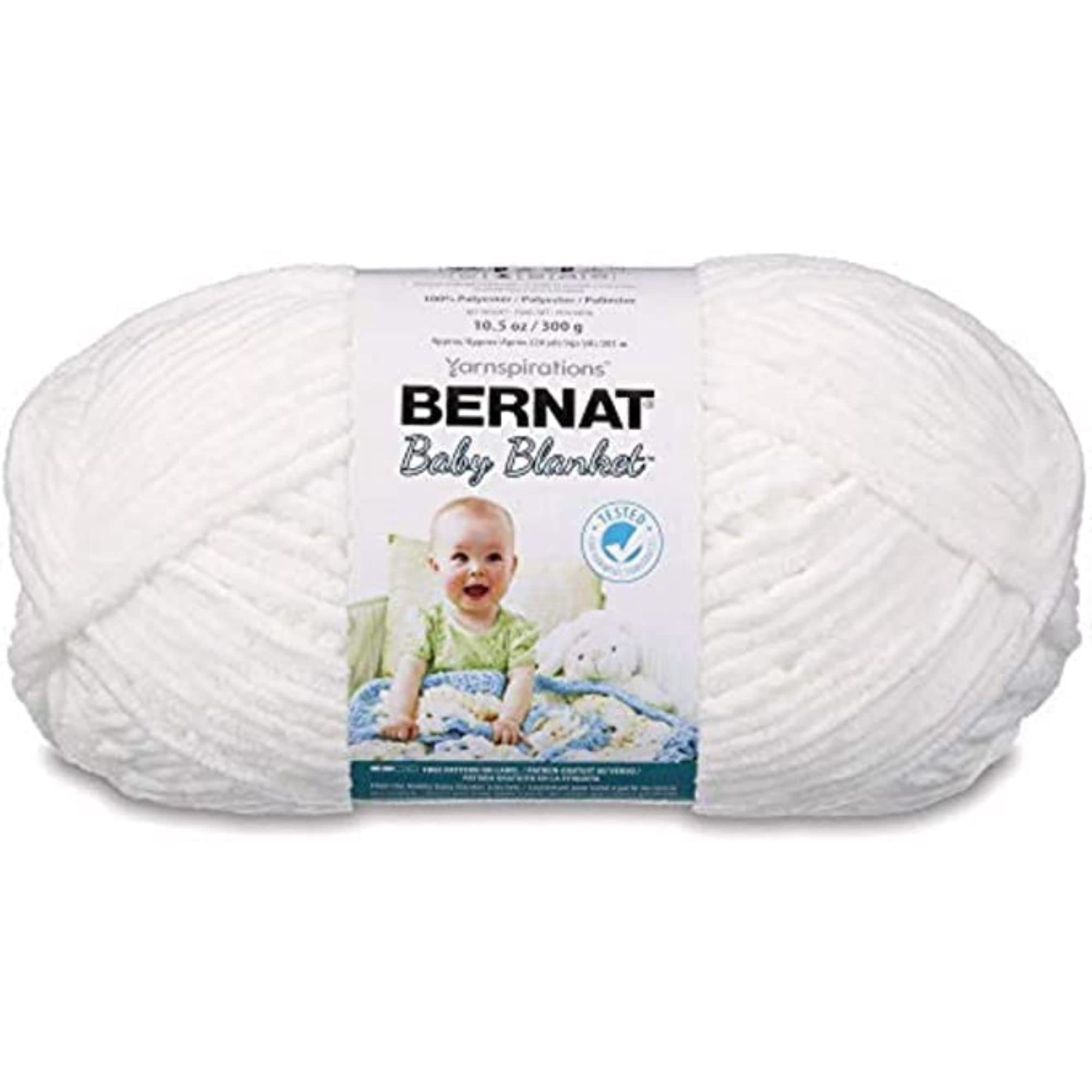 Manta Para Bebé Bb De Lana Bernat, Color Blanco, 300 G, Poliéster