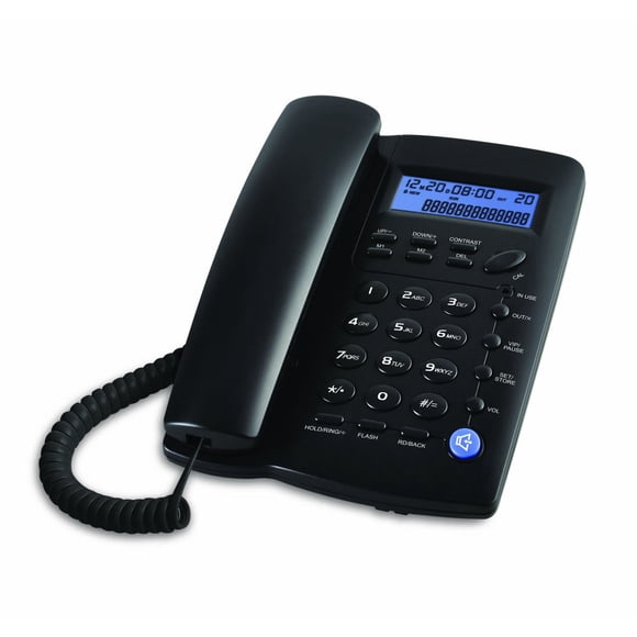 Teléfono fijo con cable ORNIN Y043 Identificador de llamadas/llamada en espera