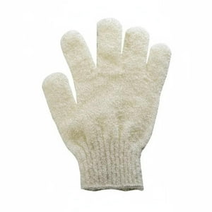 Bop - Guante De Ducha Exfoliante Blanco Borrar