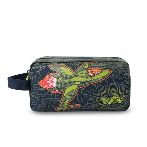 Estuche escolar niño 2 cuerpos Explorer Ship Grande Verde Totto