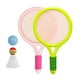 thumbnail image 2 of Juego De Tenis De Bádminton Duradero Para Niños, Raqueta De Volante De Pelota Para Entrenar Verde Y Rosa, 2 of 3