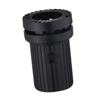 Magideal - Tuerca De Grifo, Base Fija, Grifo Multiusos, Tuercas De Lavabo, Sujetador De Tuerca Para Césped Doméstico, Accesorios De Reparación De Tuberías Roscad Negro