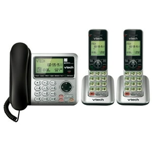 At&T - Teléfono Fijo Vtech Cs6649-2 Dect 6.0 Con 2 Auriculares