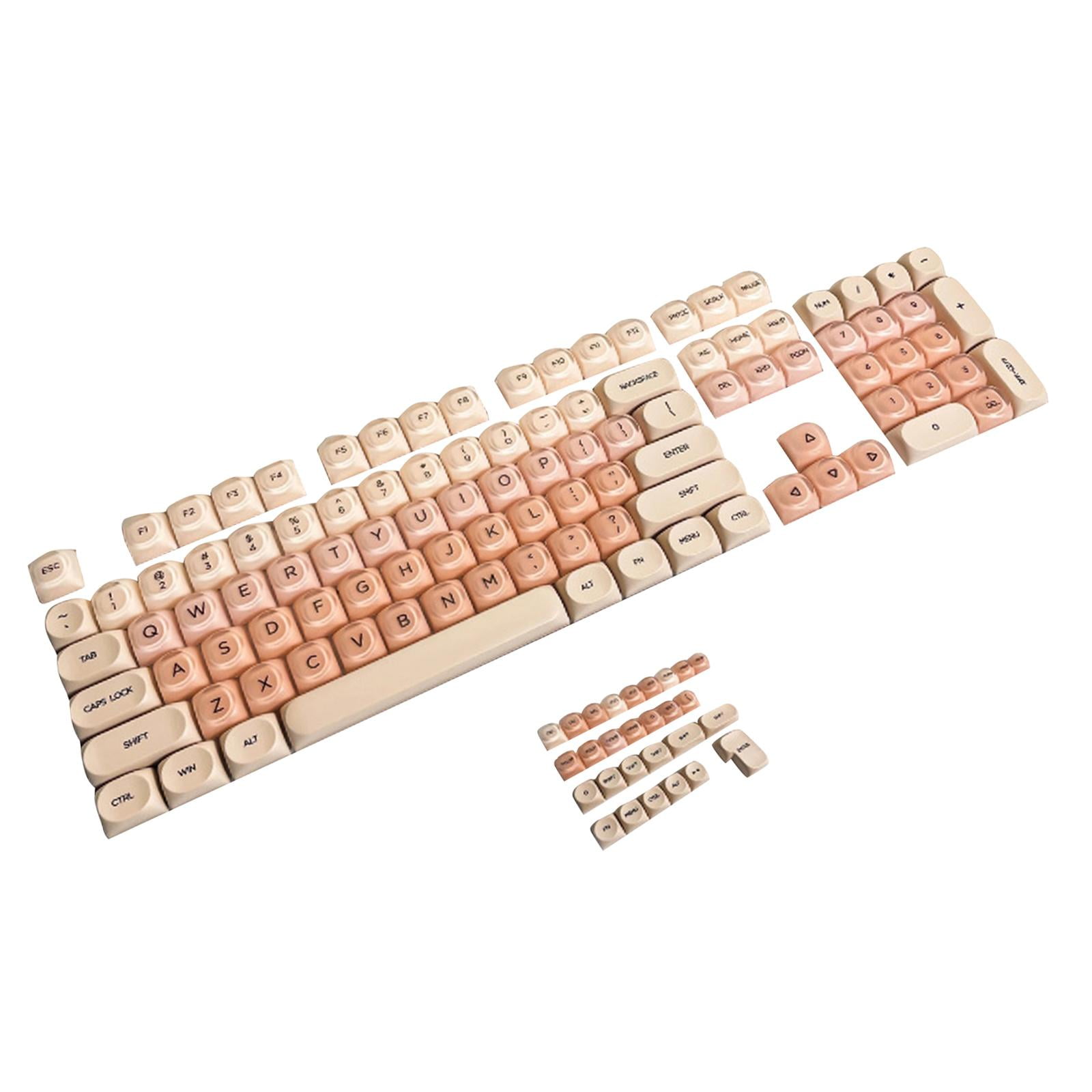 Bothyi - Juego De Teclas Profesionales Para Teclado Mecánico, Resistentes Y Ligeras, 132 Teclas, Base Líquida.