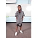 thumbnail image 4 of Sudadera con capucha con peso Covered in Comfort, gris, talla M, 2.3 kg, 4 of 9