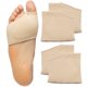 thumbnail image 1 of Almohadillas metatarsianas ZenToes para hombre y mujer, 2 pares, color beige, 1 of 7